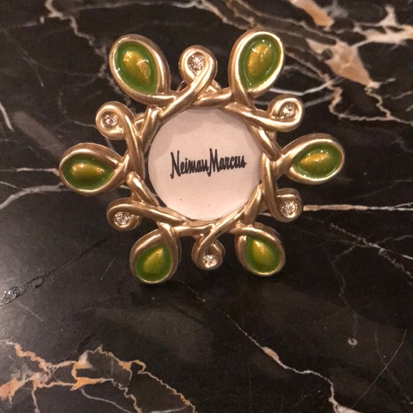 Jay Strongwater Miniature Picture Frame Pin Brooch - Picture 1 of 2